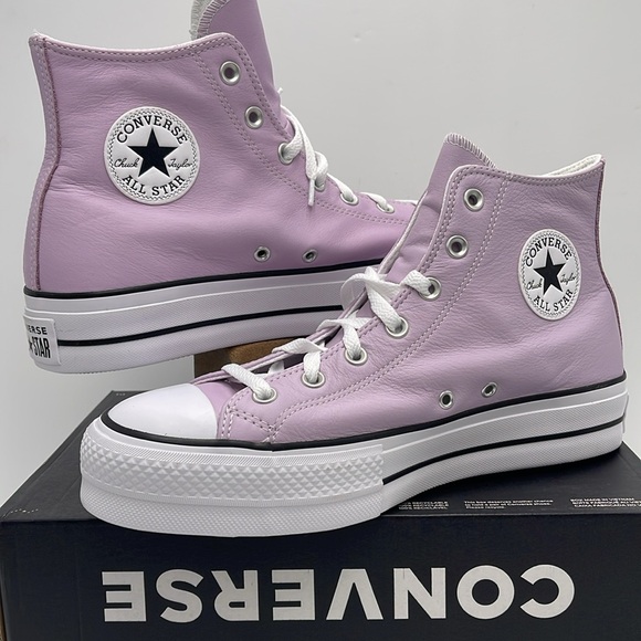 Converse WMNS CTAS LIFT H
PALE AMETHYST/WHITE/BLACK A07857C Platforms Sneakers - Picture 9 of 16